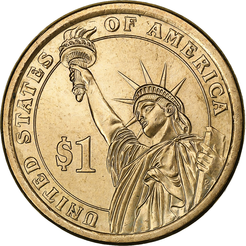 United States, Dollar, 2011, U.S. Mint, Copper-Zinc-Manganese-Nickel Clad