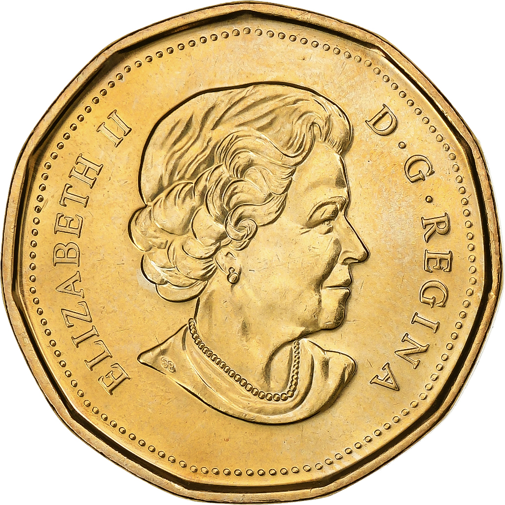 Canada, Elizabeth II, Dollar, 2010, Royal Canadian Mint, Aureate-Bronze Plated