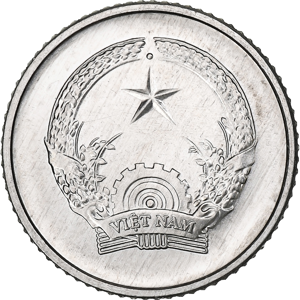 Vietnam, SOCIALIST REPUBLIC, 5 Hao, 1976, Aluminum, , KM:13