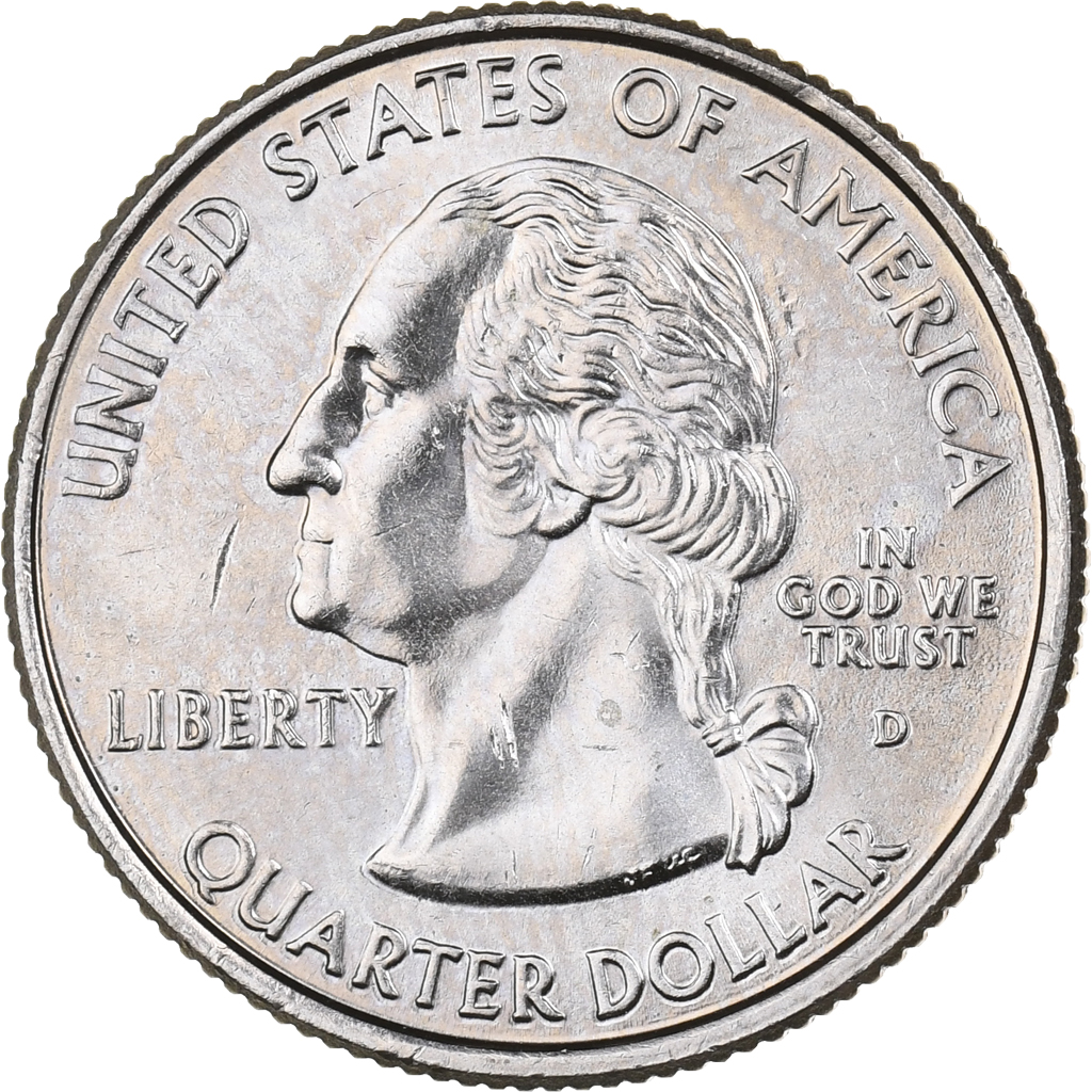 United States, Quarter, 2007, U.S. Mint, Copper-Nickel Clad Copper, 