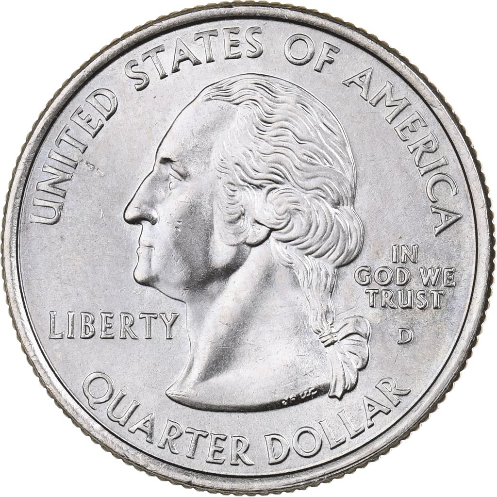 United States, Quarter, 2000, U.S. Mint, Copper-Nickel Clad Copper, 