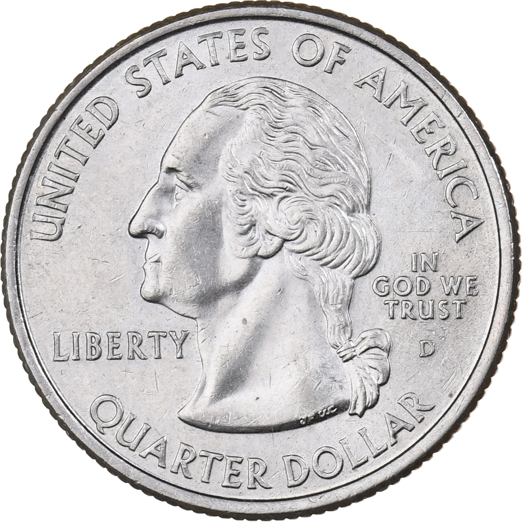 United States, Quarter, 2000, U.S. Mint, Copper-Nickel Clad Copper, 