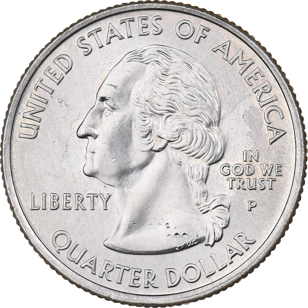 United States, Quarter, 2008, U.S. Mint, Copper-Nickel Clad Copper, 