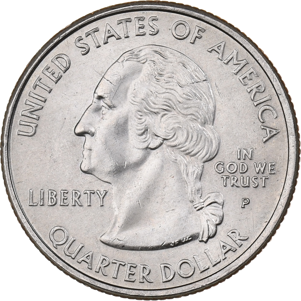 United States, Quarter, 2001, U.S. Mint, Copper-Nickel Clad Copper, 