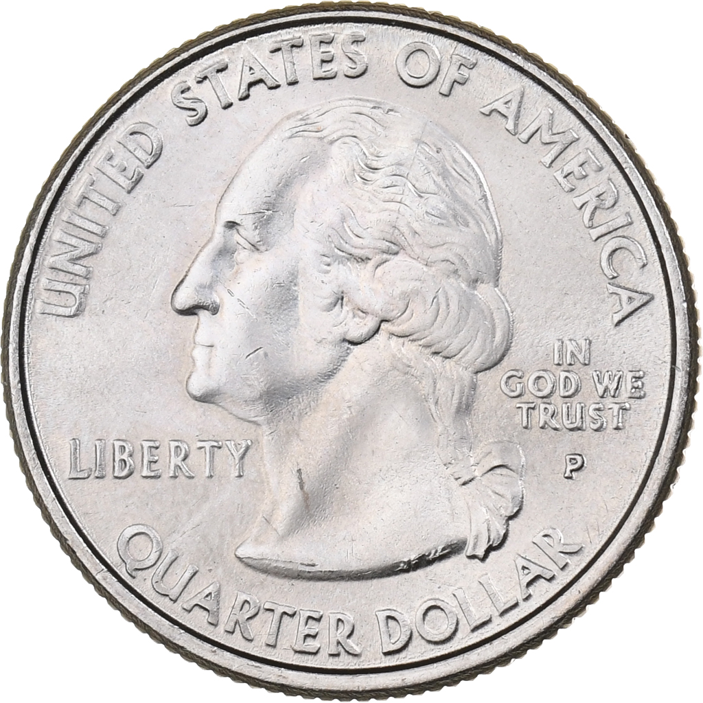 United States, Quarter, 2001, U.S. Mint, Copper-Nickel Clad Copper, 