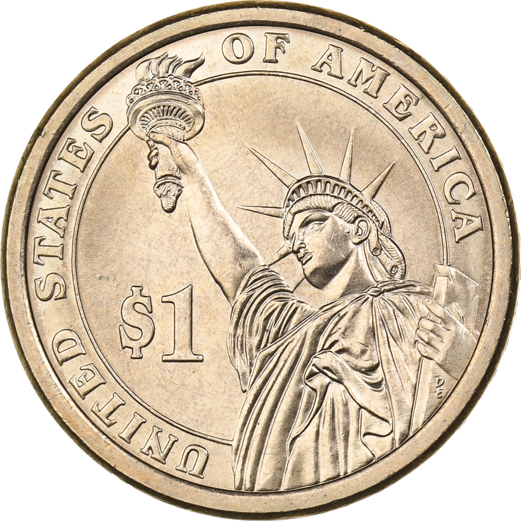 United States, Dollar, 2007, U.S. Mint, Copper-Zinc-Manganese-Nickel Clad