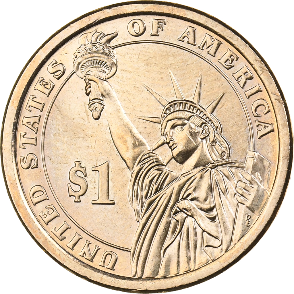 United States, Dollar, 2010, U.S. Mint, Copper-Zinc-Manganese-Nickel Clad
