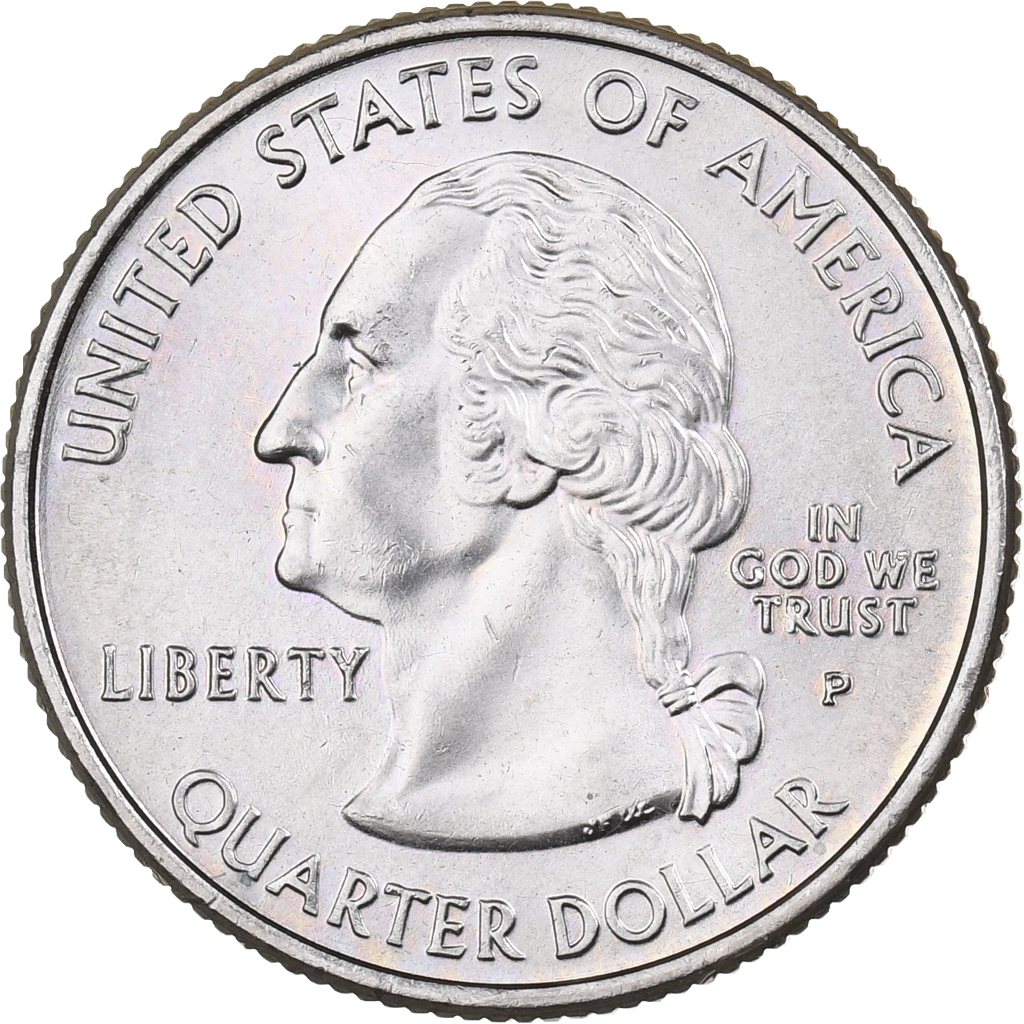 United States, Quarter, 2004, U.S. Mint, Copper-Nickel Clad Copper, MS