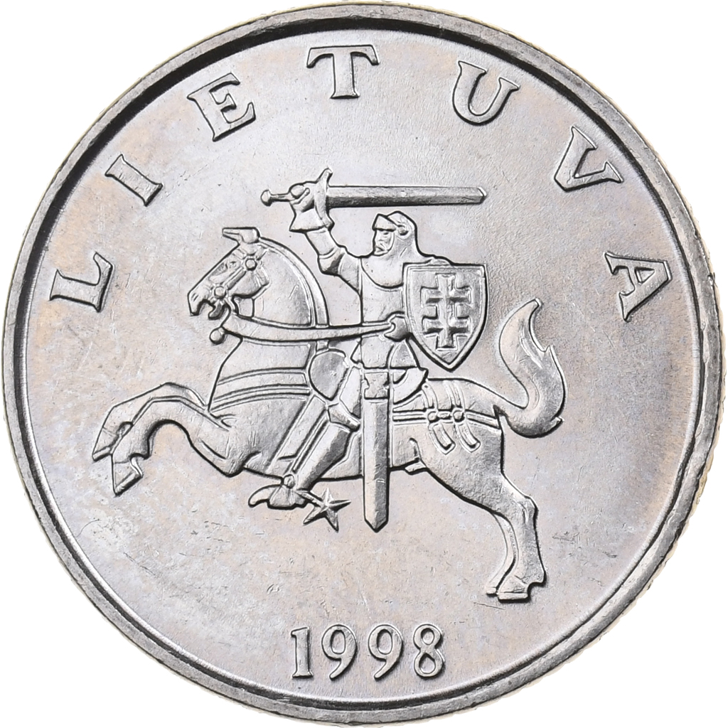 Lithuania, Litas, 1998, Kupfer-Nickel, STGL, KM:111