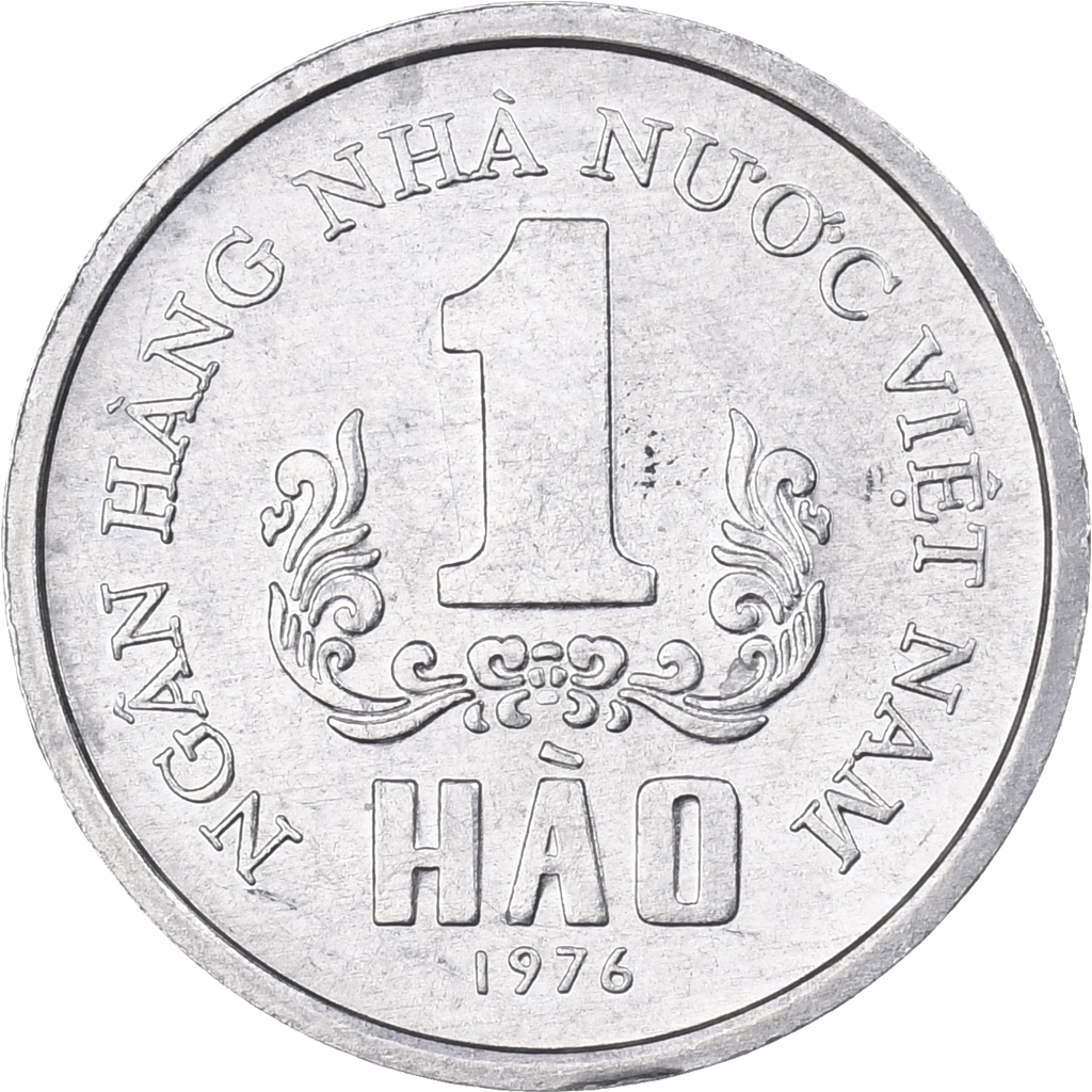 Vietnam, SOCIALIST REPUBLIC, Hao, 1976, Aluminum, , KM:11