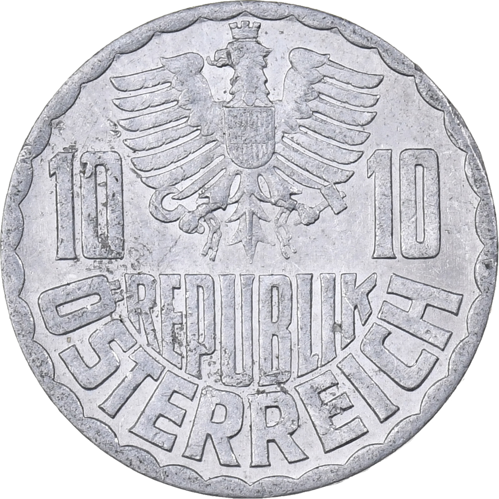 Austria, 10 Groschen, 1964, Vienna, Aluminum, , KM:2878