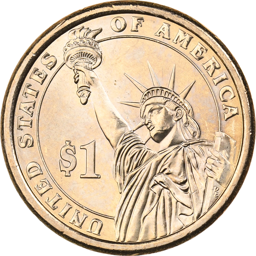 United States, Dollar, 2008, U.S. Mint, Copper-Zinc-Manganese-Nickel Clad