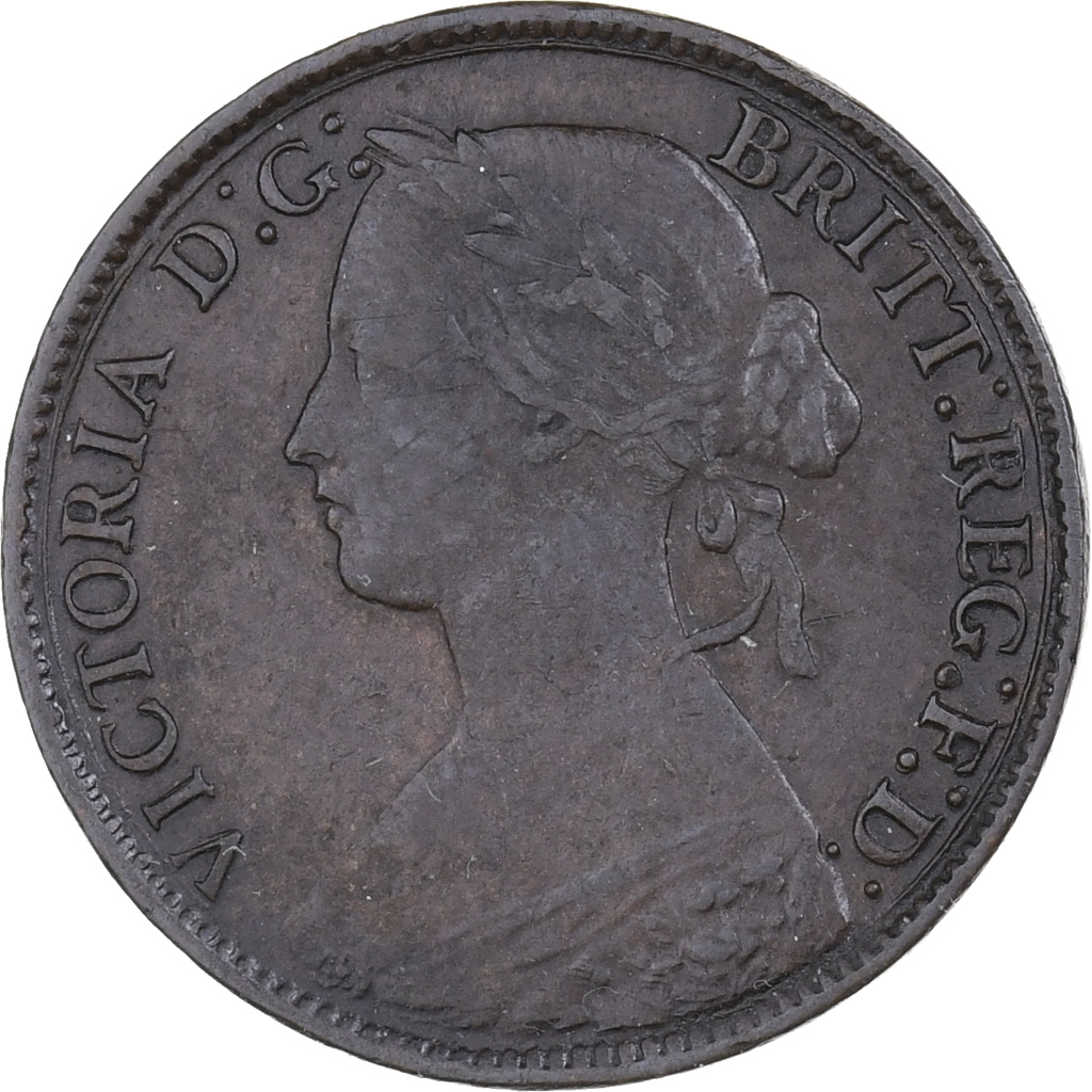 Great Britain, Victoria, Farthing, 1861, Bronze, , KM:747.2