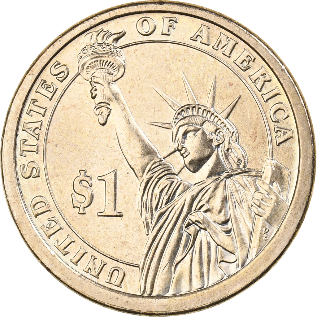 United States, Dollar, 2010, U.S. Mint, Copper-Zinc-Manganese-Nickel Clad