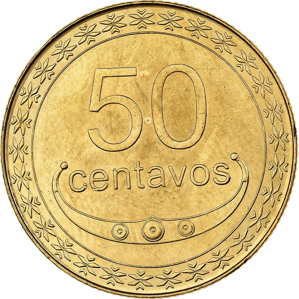 EAST TIMOR, 50 Centavos, 2004, Lisbon, Nickel-brass, MS(65-70), KM:5