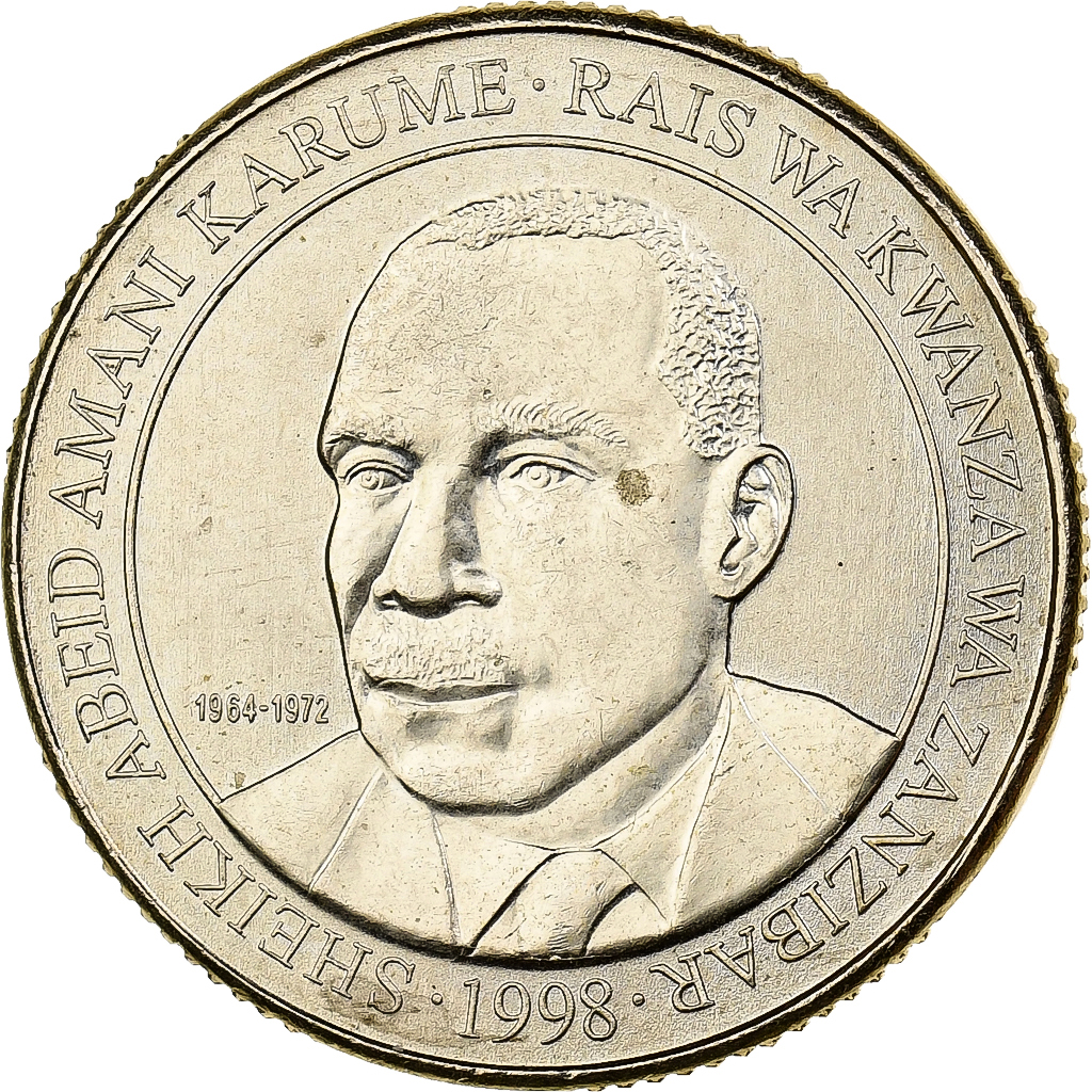 Tanzania, 200 Shilingi, 1998, Copper-Nickel-Zinc, , KM:34