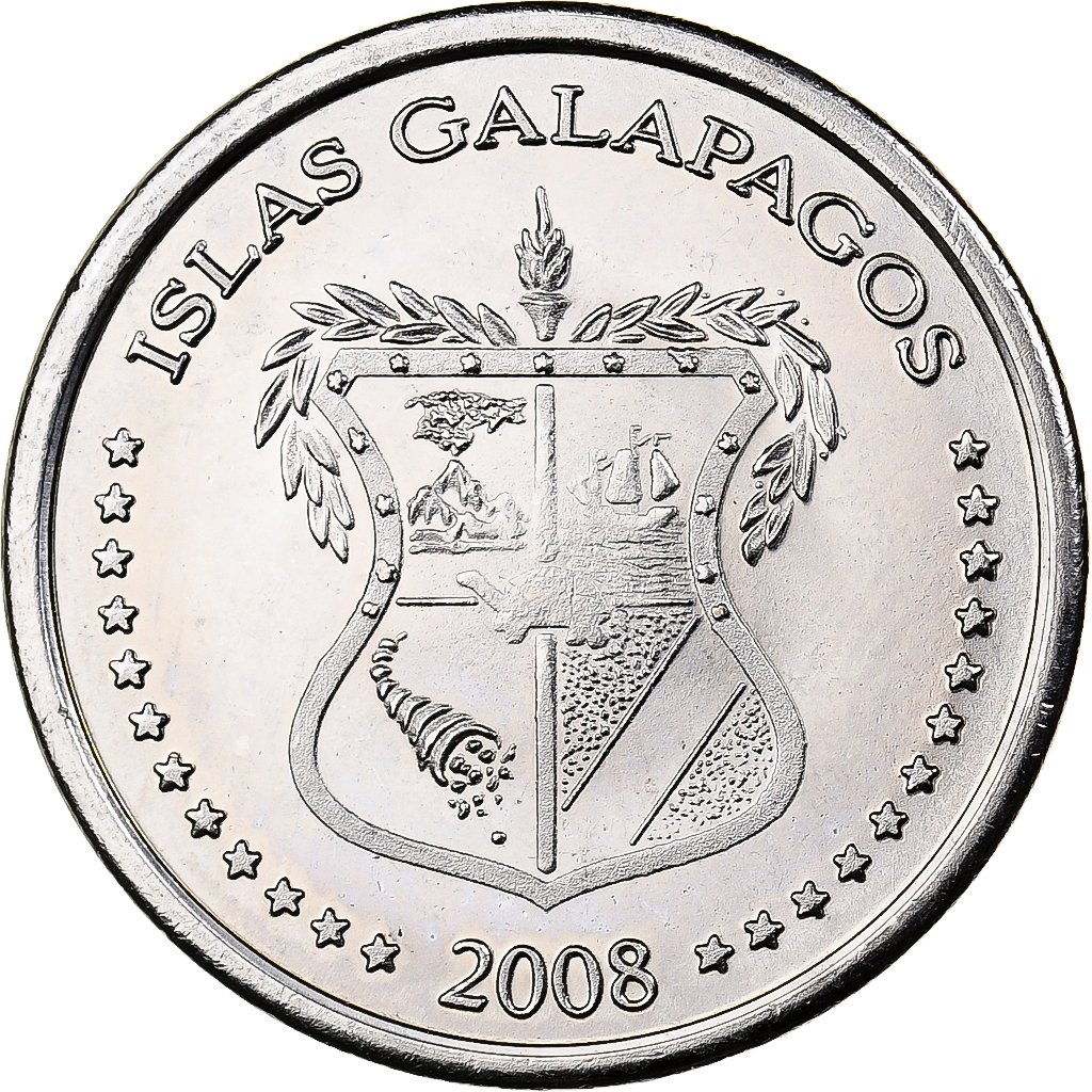 GALAPAGOS ISLANDS, 5 Centavos, 2008, Copper-nickel, , KM:2