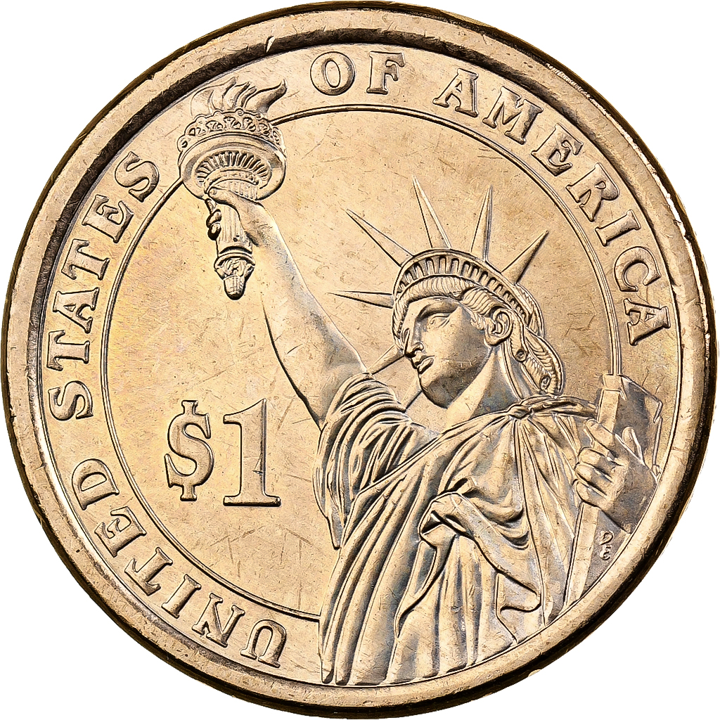 United States, Dollar, 2011, U.S. Mint, Copper-Zinc-Manganese-Nickel Clad