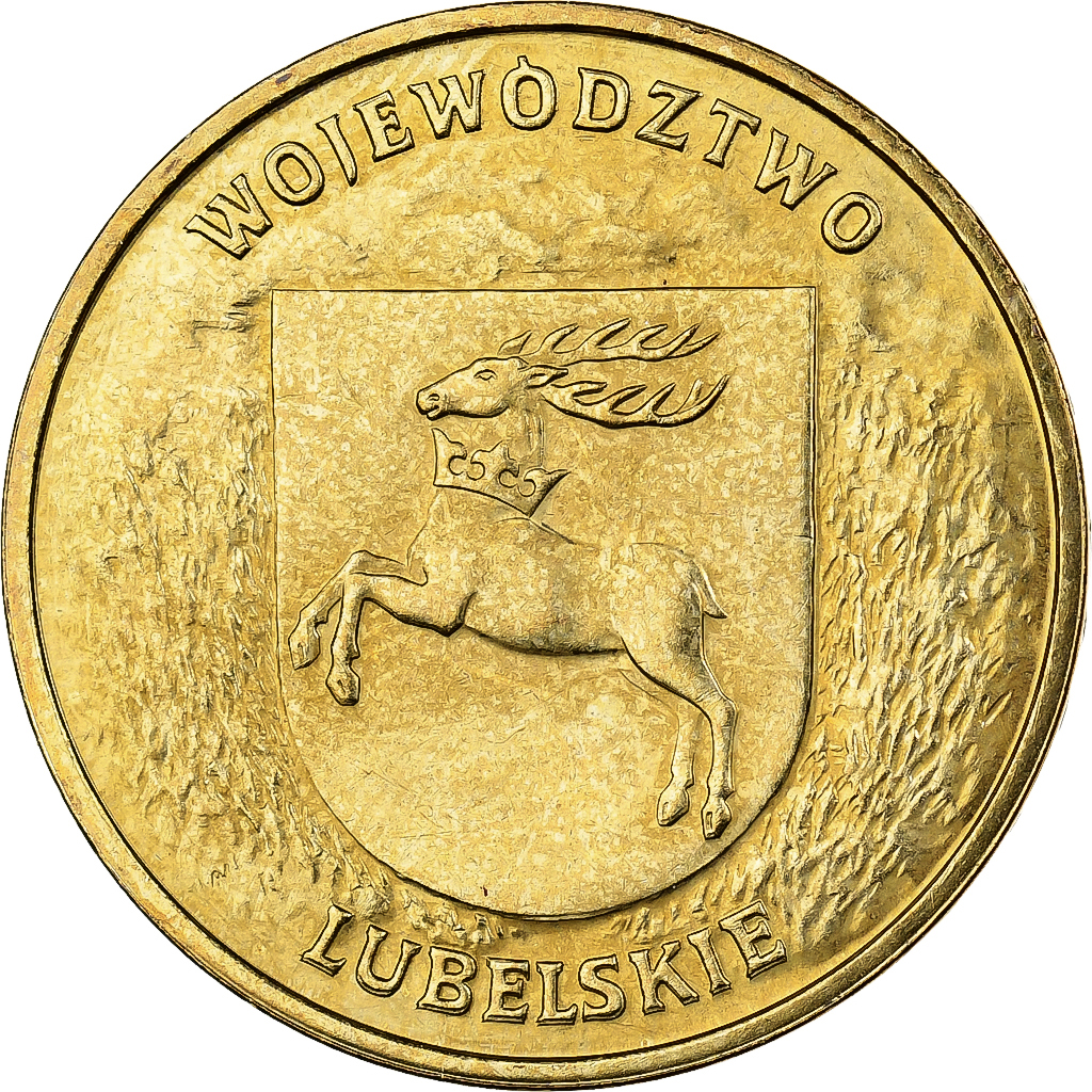 Poland, 2 Zlote, 2004, Warsaw, Brass, , KM:486
