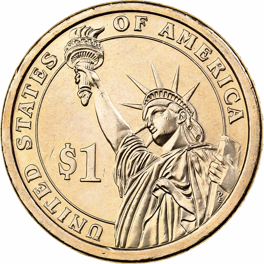 United States, Dollar, 2008, U.S. Mint, Copper-Zinc-Manganese-Nickel Clad