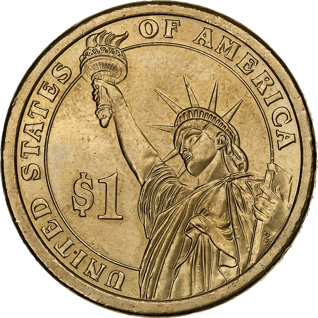 United States, Dollar, 2009, U.S. Mint, Copper-Zinc-Manganese-Nickel Clad
