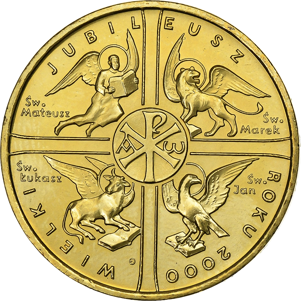 Poland, 2 Zlote, 2000, Warsaw, Brass, MS, KM:376