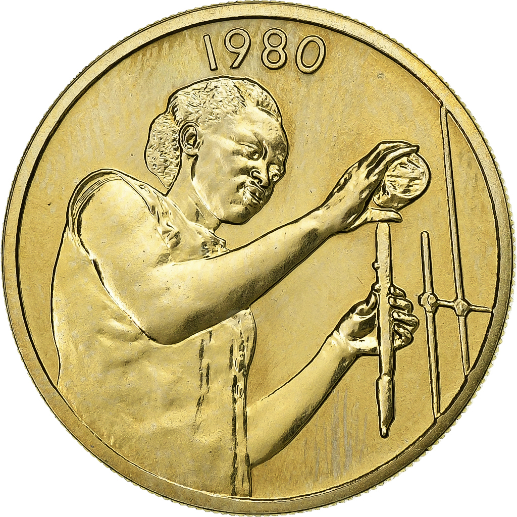 West African States, 25 Francs, 1980, Aluminum-Bronze, , KM:E9