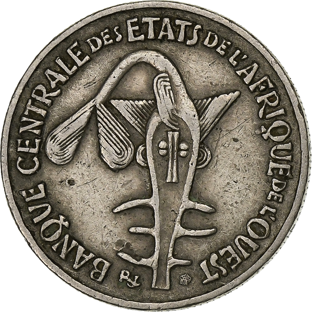 West African States, 50 Francs, 1972, Paris, Copper-nickel, , KM:6