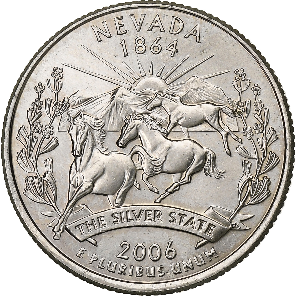 United States, Quarter, 2006, U.S. Mint, Copper-Nickel Clad Copper, 