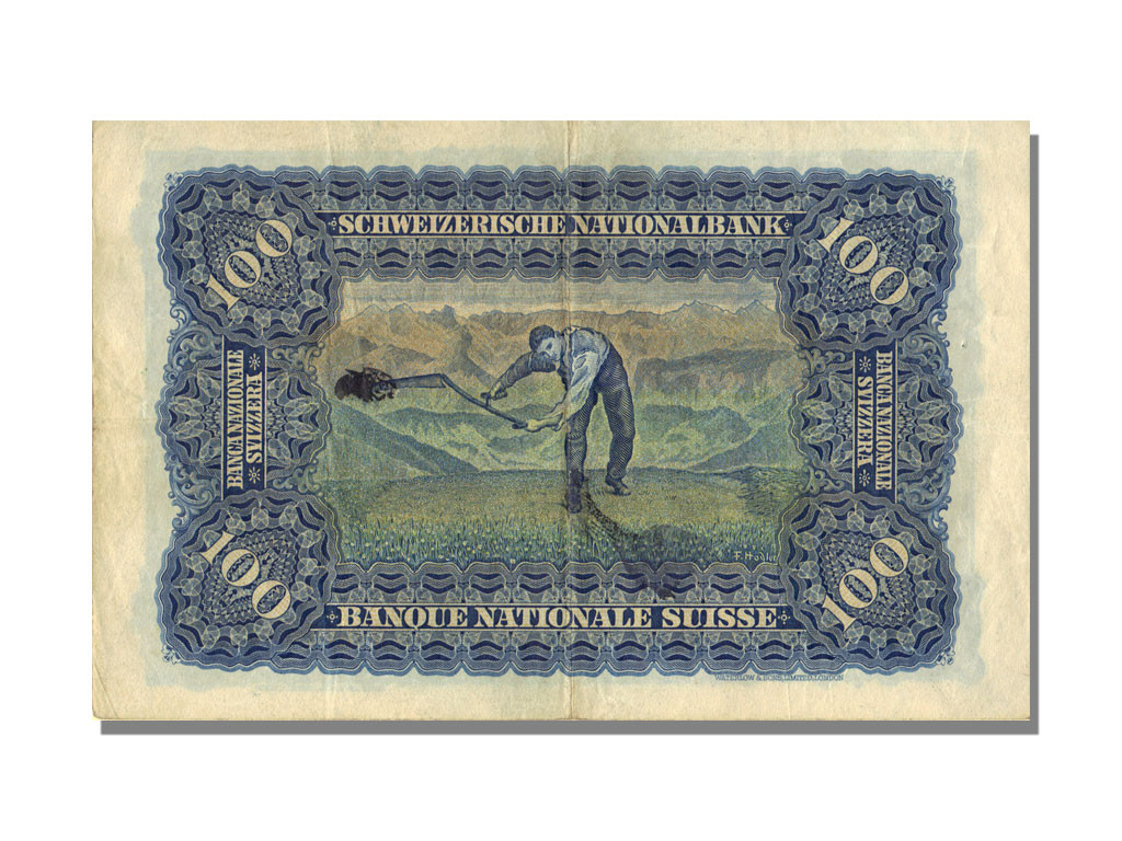 Banknote, Switzerland, 100 Franken, 1945, 1945-03-15, AU(55-58)