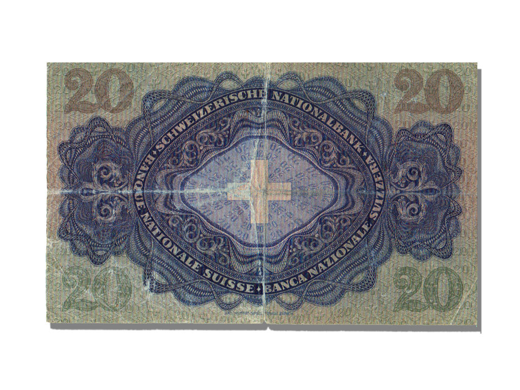 Banknote, Switzerland, 20 Franken, 1946, 1946-08-31, EF(40-45)