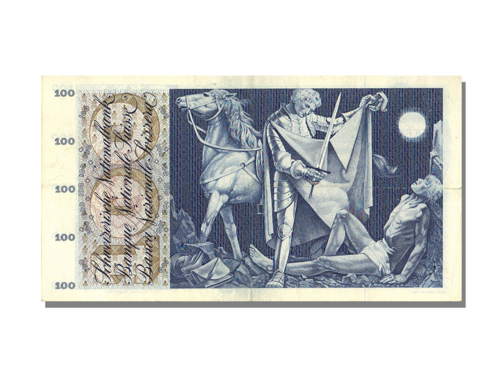 Banknote, Switzerland, 100 Franken, 1969, 1969-01-15, AU(50-53)