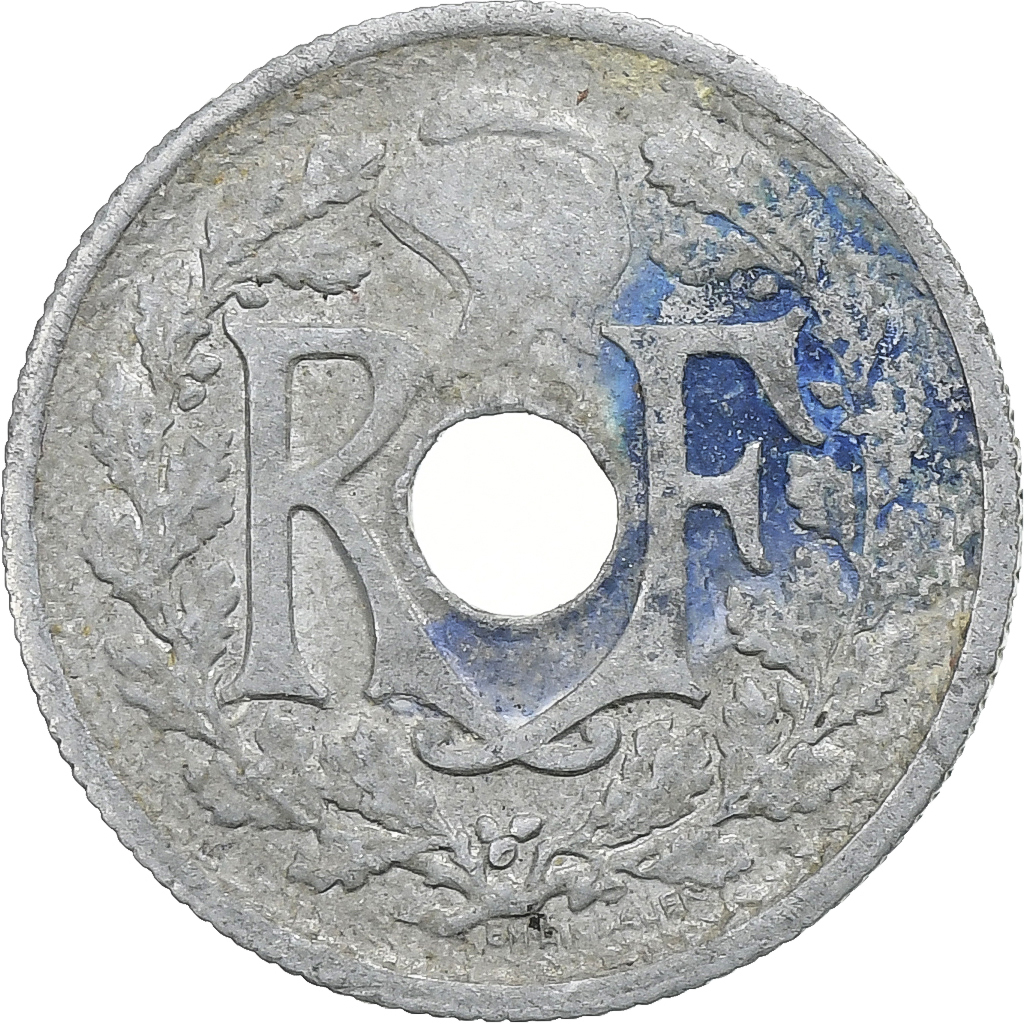 France, 10 Centimes, Lindauer, 1945, Beaumont - Le Roger, Zinc, VF