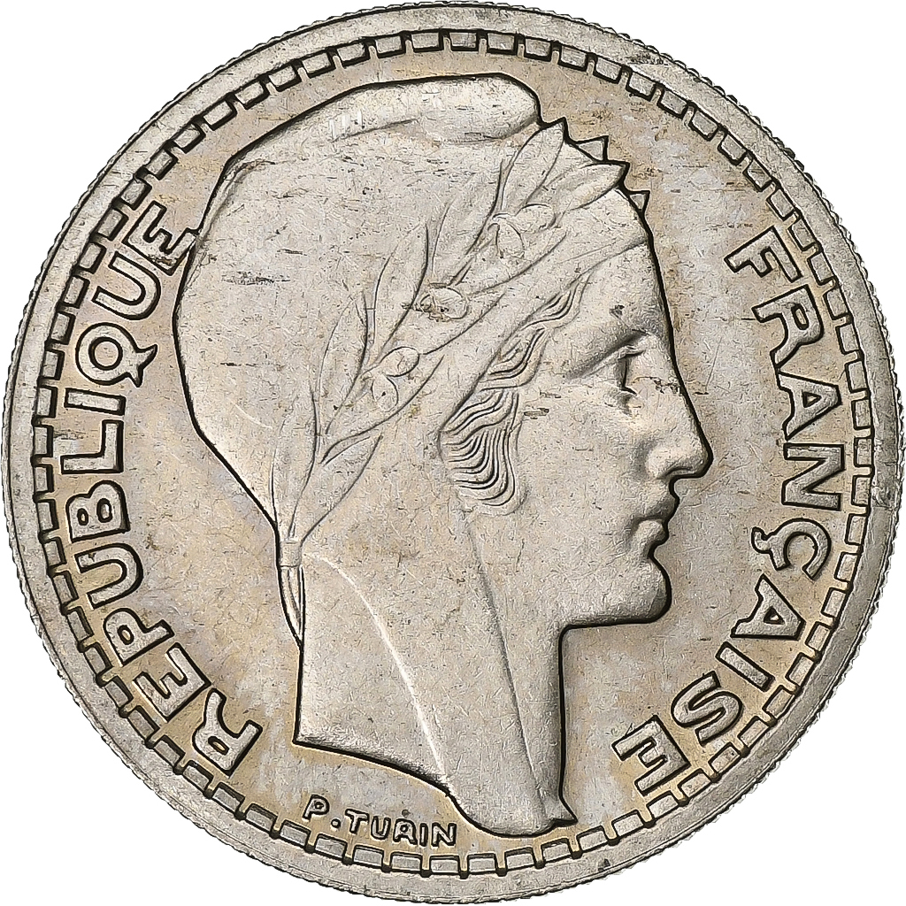 France, 10 Francs, Turin, 1946, Copper-nickel, AU, KM:908.1