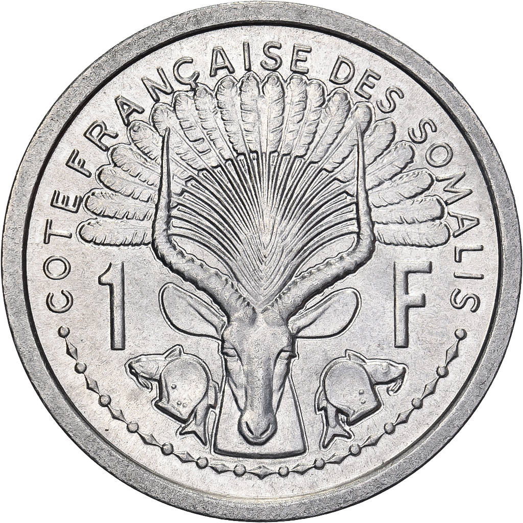 French Somaliland, Franc, 1959, Paris, Aluminum, , KM:8