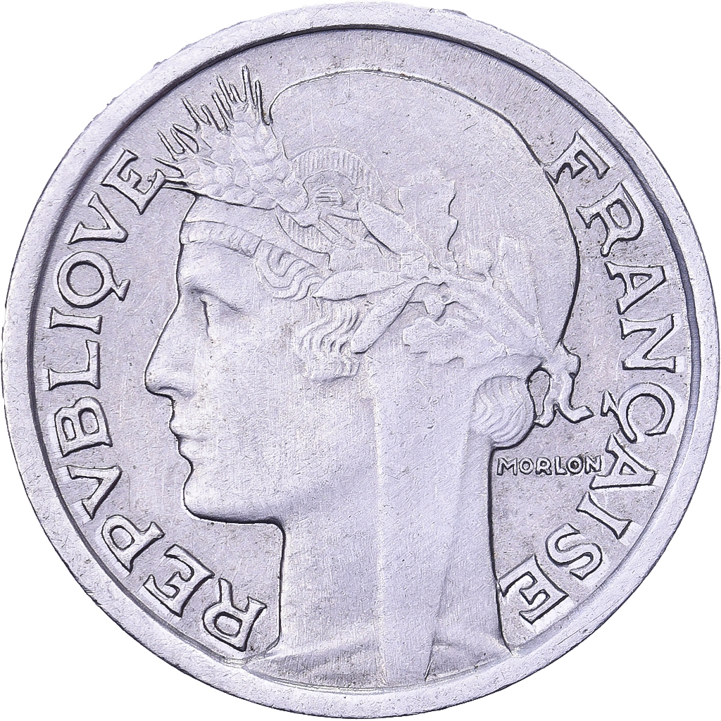 France, 50 Centimes, Morlon, 1947, Paris, Aluminum, , KM:894.1a
