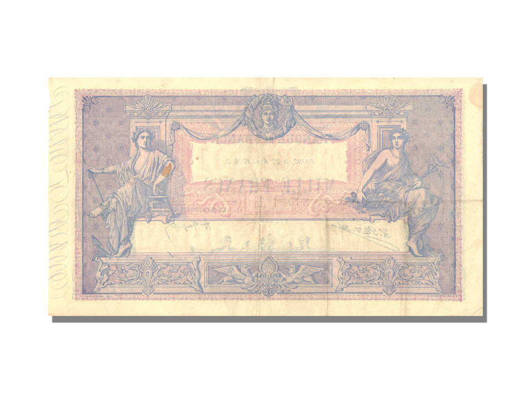 Banknote, France, 1000 Francs, 1 000 F 1889-1926 ''Bleu et Rose'', 1926