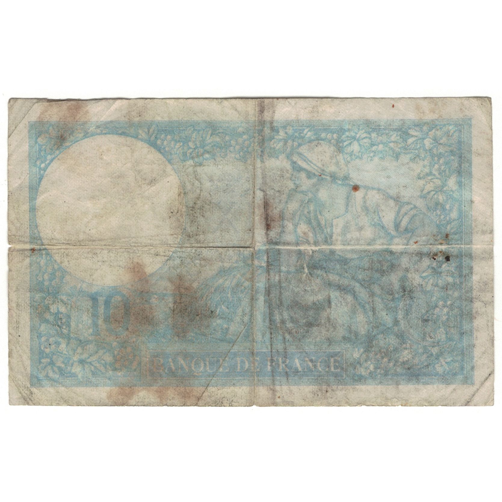 France, 10 Francs, K.69627, VG(8-10), Fayette:7.3, KM:84
