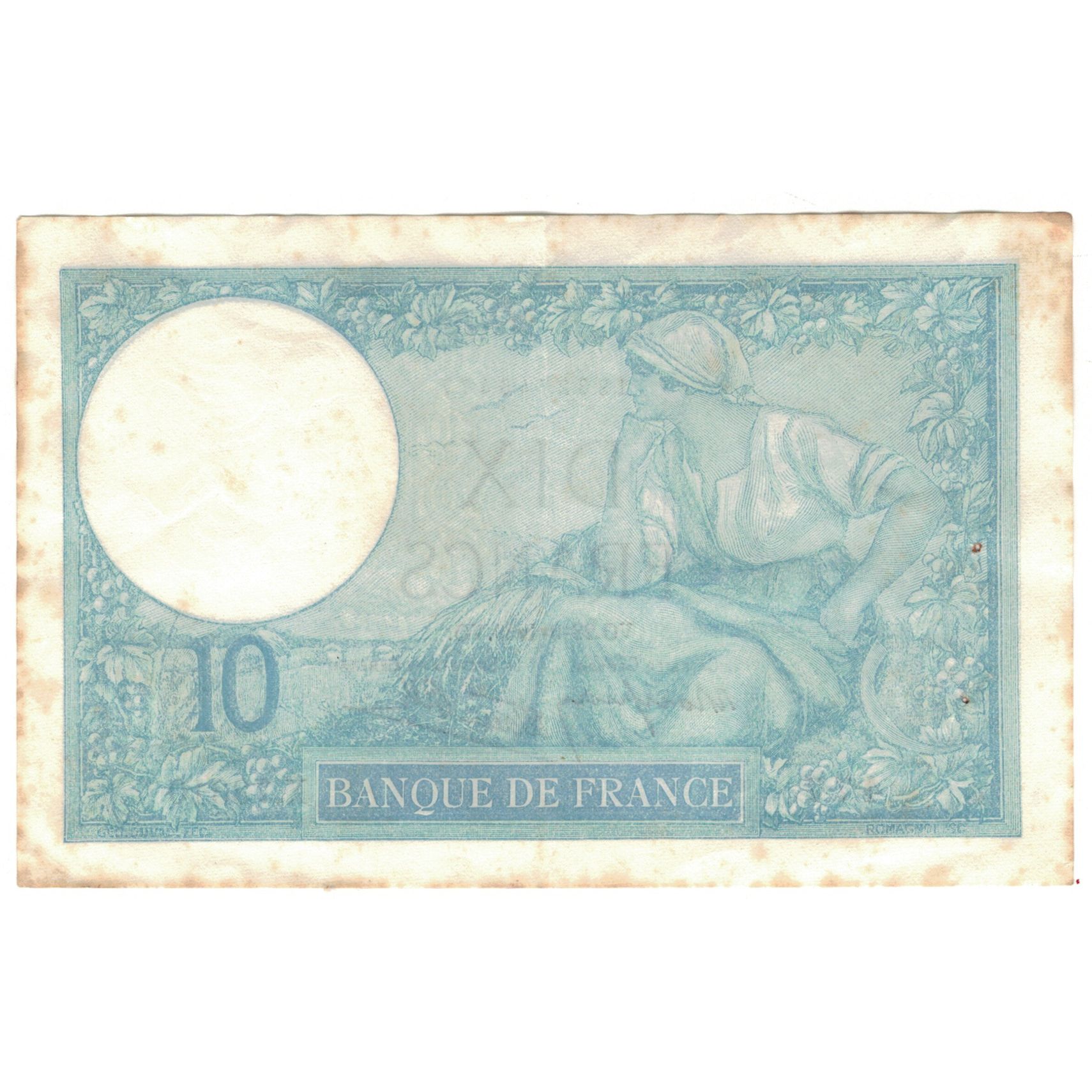 France, 10 Francs, Minerve, 1939, X.73310, EF(40-45), Fayette:7.9, KM:84