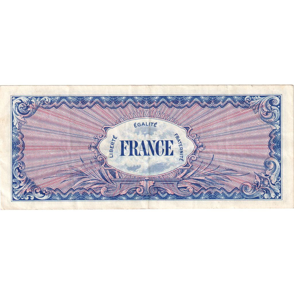France, 50 Francs, Flag/France, SERIE DE 1944, Serie 2, AU(55-58)