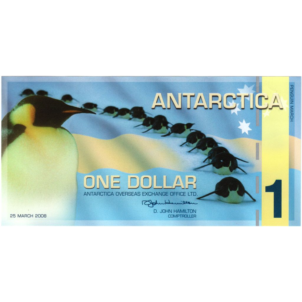 Antarctica, 1 Dollar, 2007-11-23, UNC(65-70)