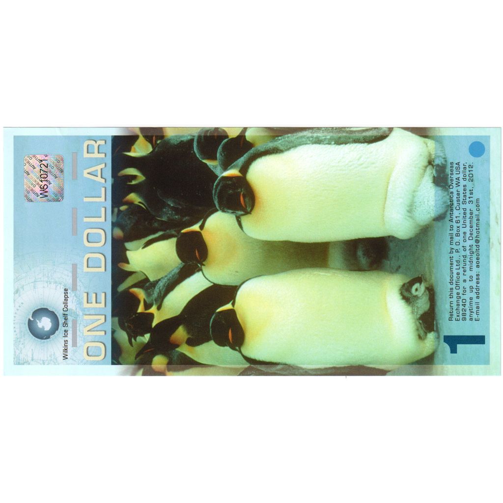 Antarctica, 1 Dollar, 2007-11-23, UNC(65-70)