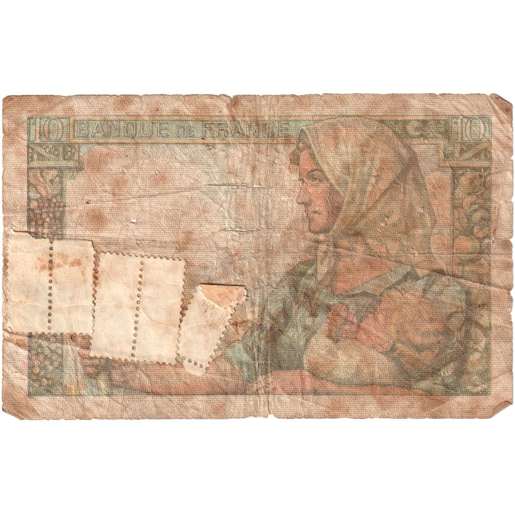 France, 10 Francs, 1947-10-30, H 147 44467, AG(1-3)