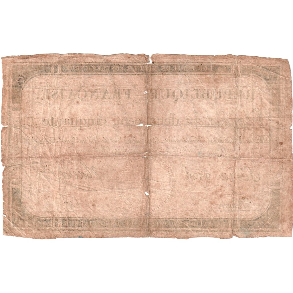 France, 250 Livres, 1793, Série 9526, VG(8-10)