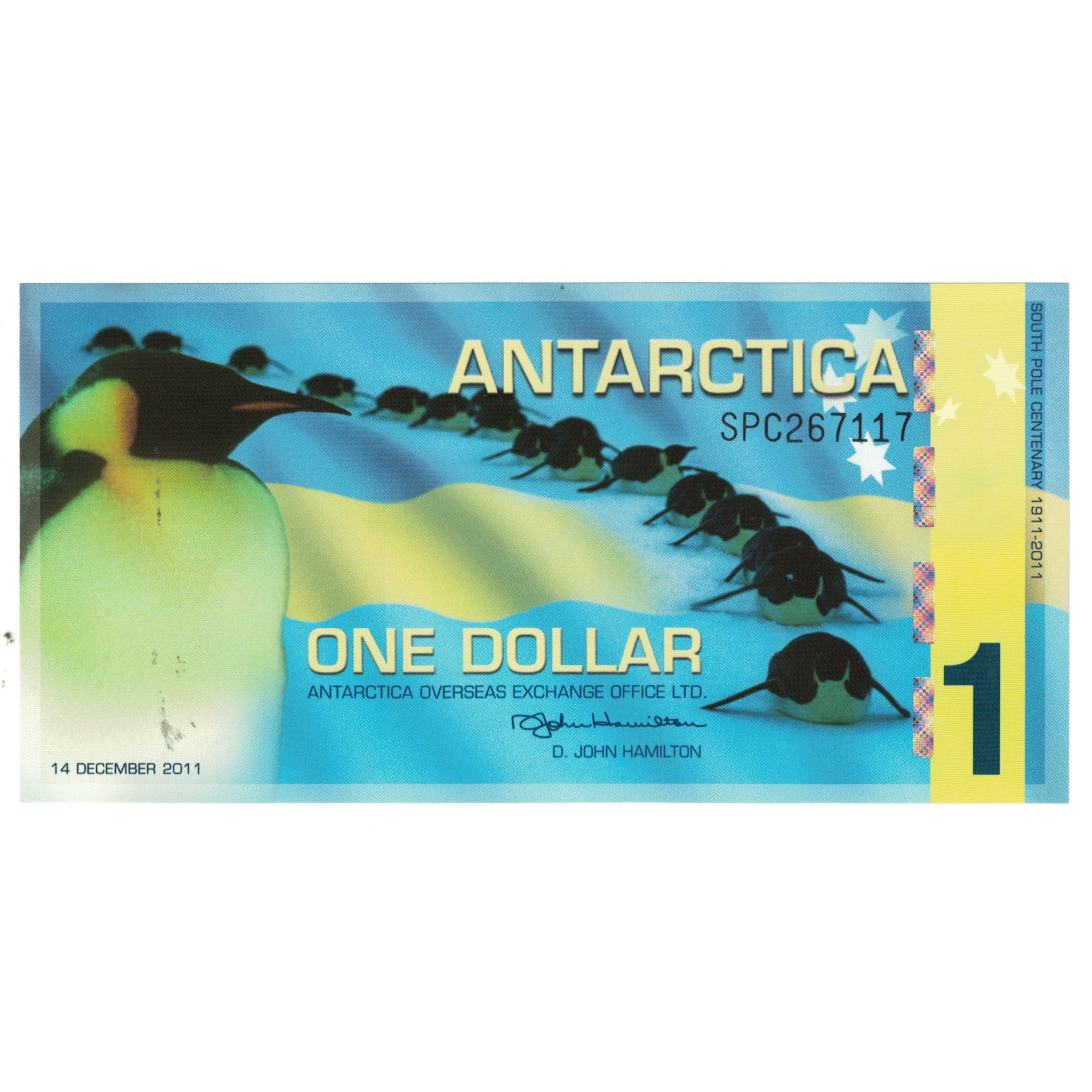 Banknote, Antarctic, 1 Dollar, 2011, 2011-12-14, UNC(65-70)