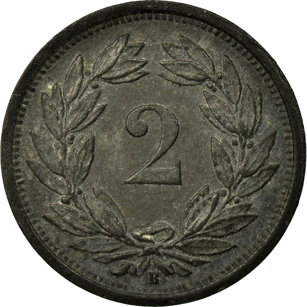Coin, Switzerland, 2 Rappen, 1946, Bern, , Zinc, KM:4.2b