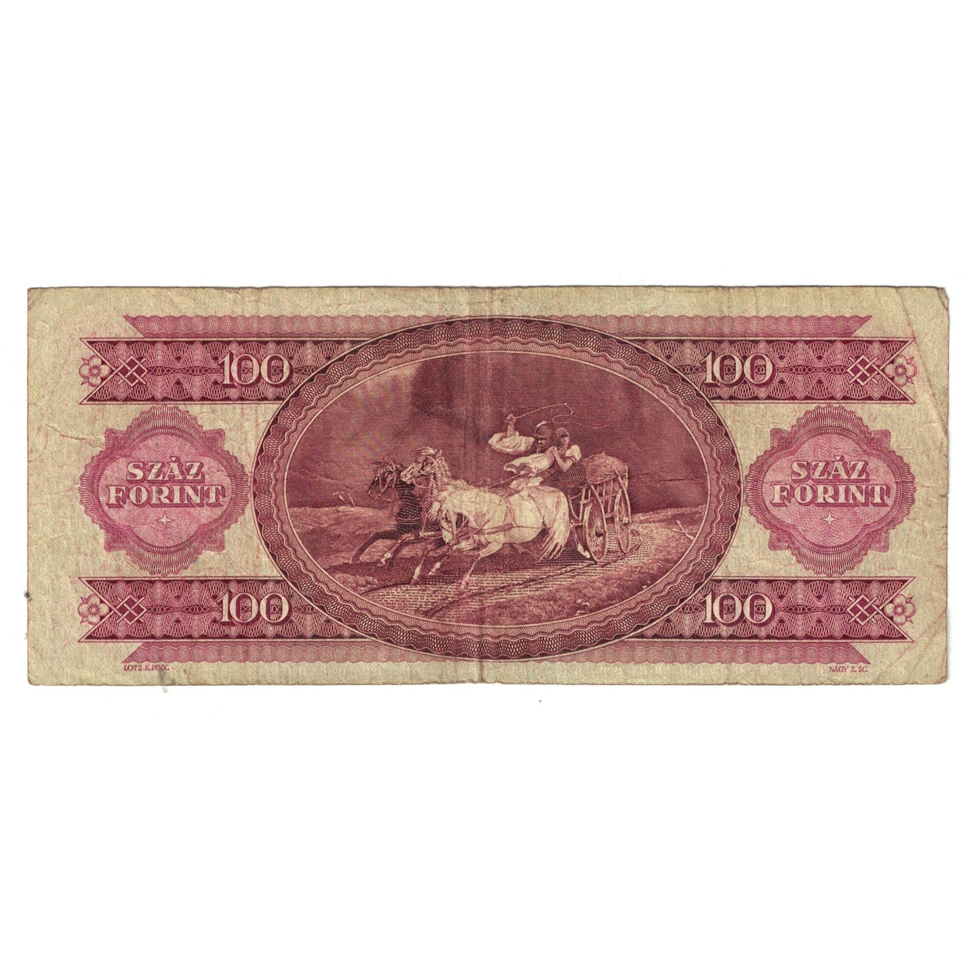 Banknote, Hungary, 100 Forint, 1995, 1995, KM:174c, VF(20-25)