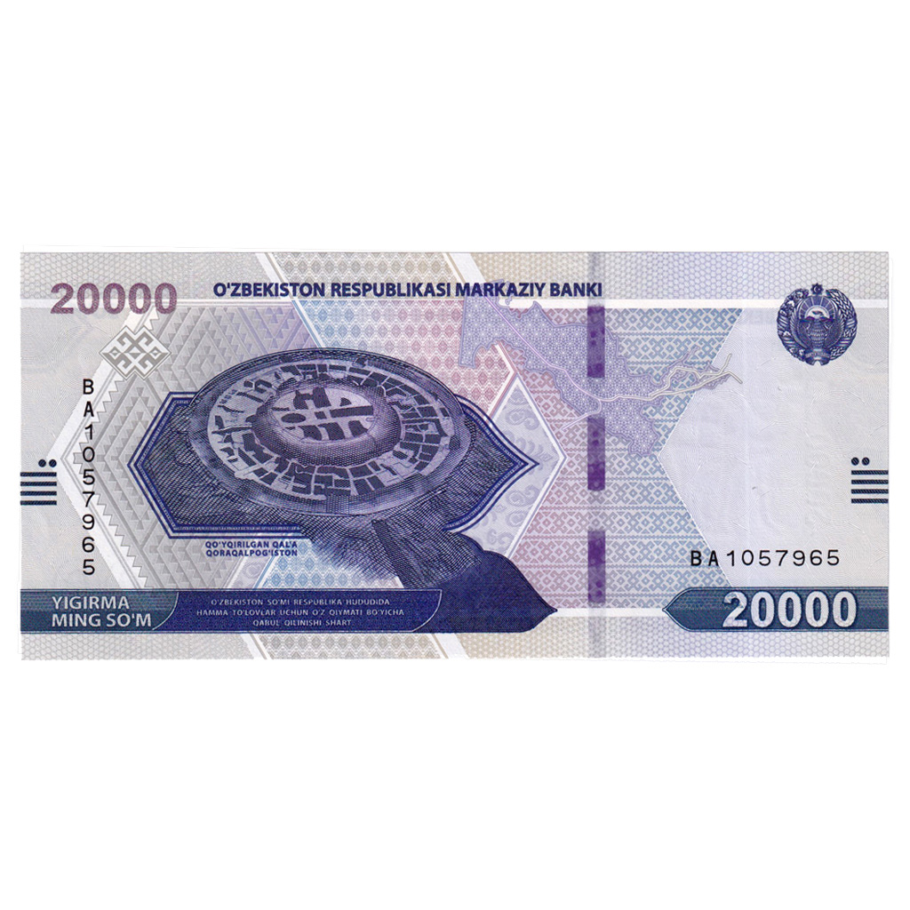 Uzbekistan, 1 Sum, 2021, 20000 SUM, UNC