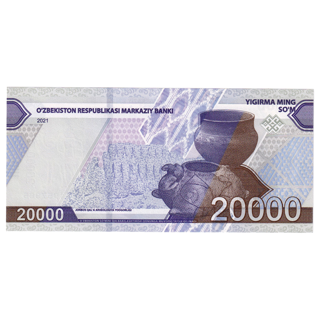 Uzbekistan, 1 Sum, 2021, 20000 SUM, UNC