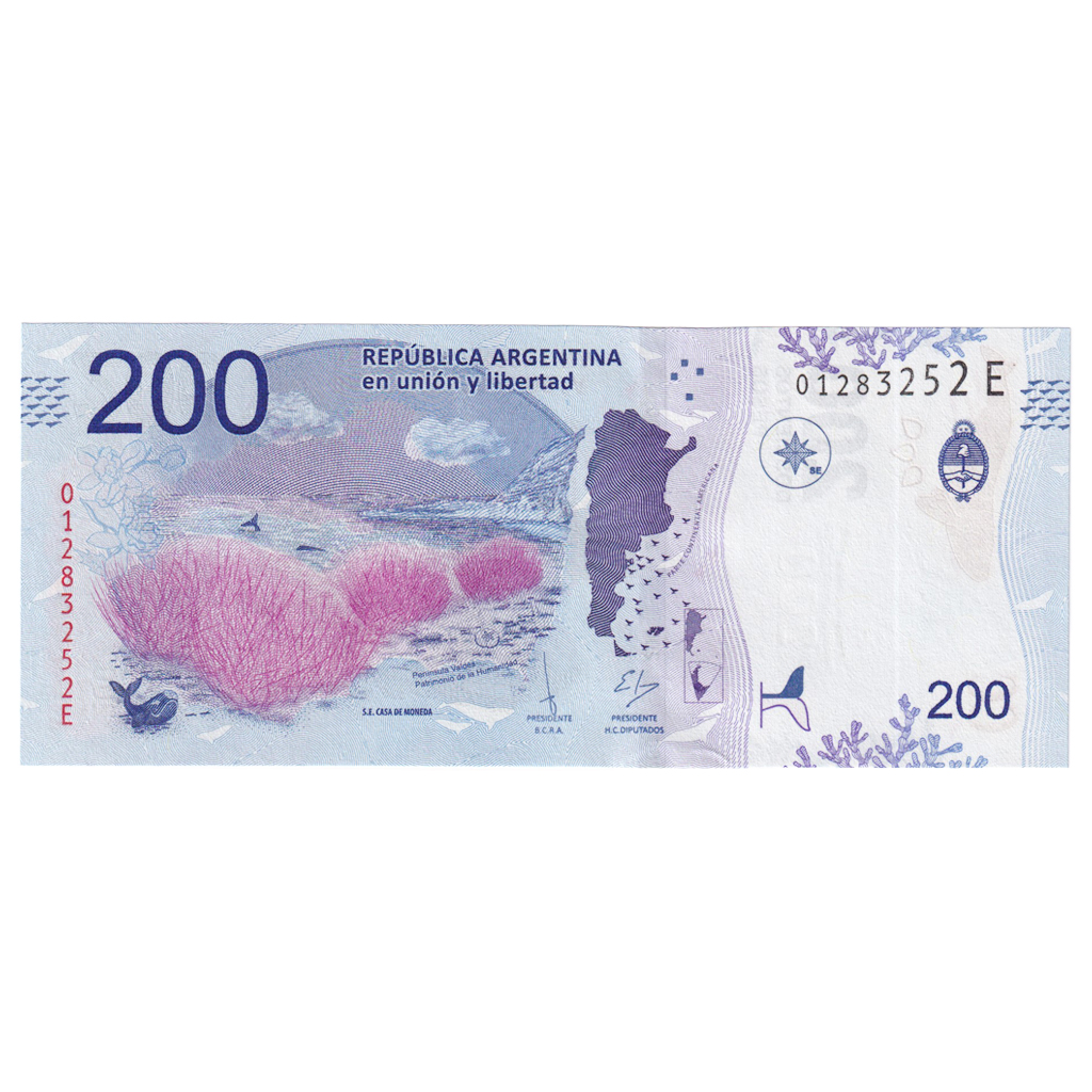 Banknote, Argentina, 200 Pesos, UNC
